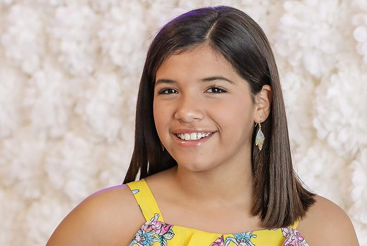 Summerfield Collection Gold Tone Butterfly Wing Fabric Dangle Earrings (Rainbow Double Wing)