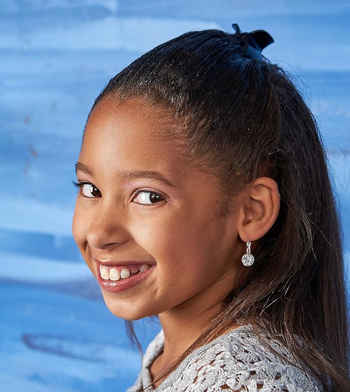 Summerfield Collection Silver-tone Faux Druzy Stone Lever-back Drop Earrings 8mm (Silver)