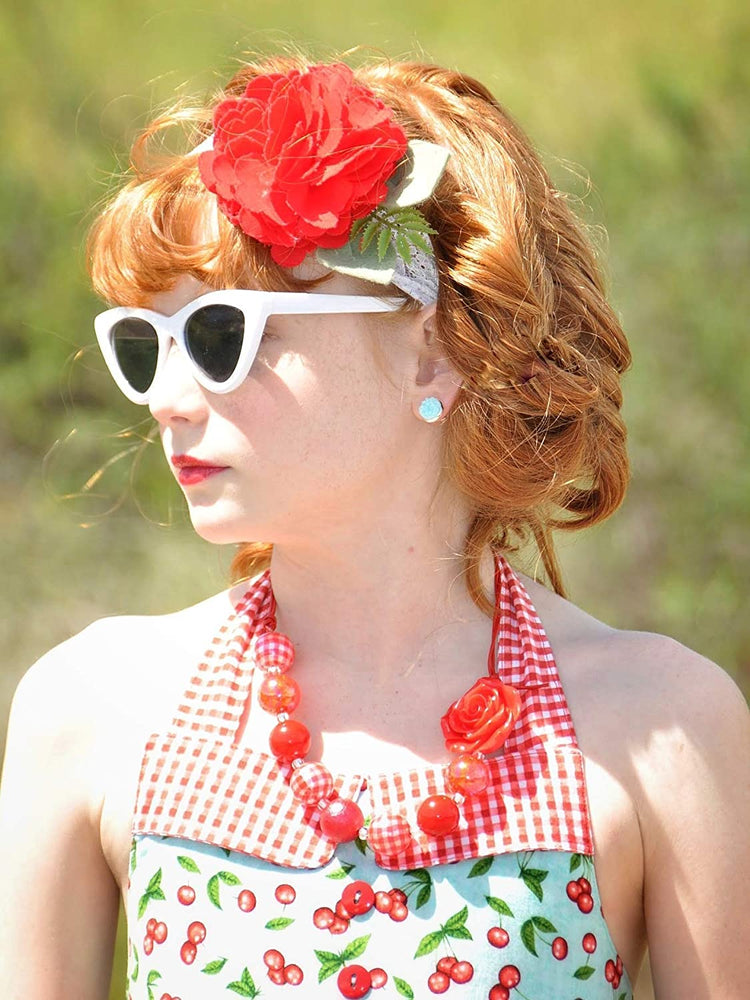 Silver-tone Faux Druzy Stone Stud Earrings 10mm (Lt Aqua Blue)