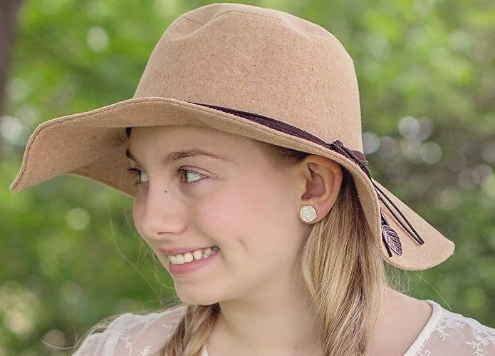 Trio Silver-tone Stud Earrings Faux Druzy Stone Midnight Blue Lavender AB White Set 12mm