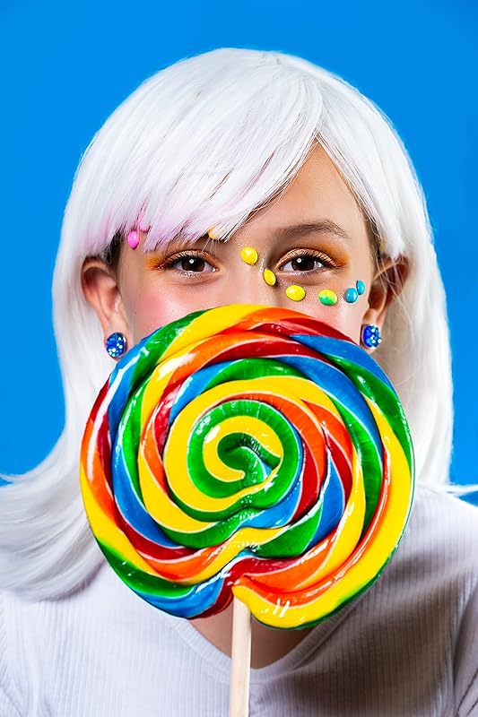 Summerfield Collection Silver-tone Solid AB Faux Druzy Stone Stud Earrings 12mm (Royal Blue)