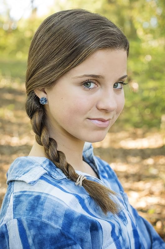 Summerfield Collection Silver-tone Faux Druzy Stone Stud Earrings 12mm (Metallic Dark Blue/Purple)