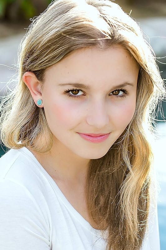 Summerfield Collection Silver-tone Pastel AB Faux Druzy Stone Stud Earrings 8mm (Aqua Blue)