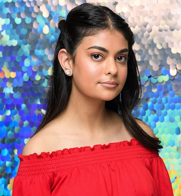 Summerfield Collection Duo Stud Earrings Stainless Steel Happy Birthday and Cupcake Print Glass 12mm Set